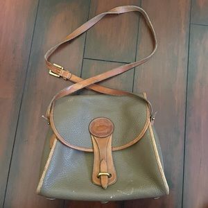 Dooney & Bourke Grey and Tan Crossbody